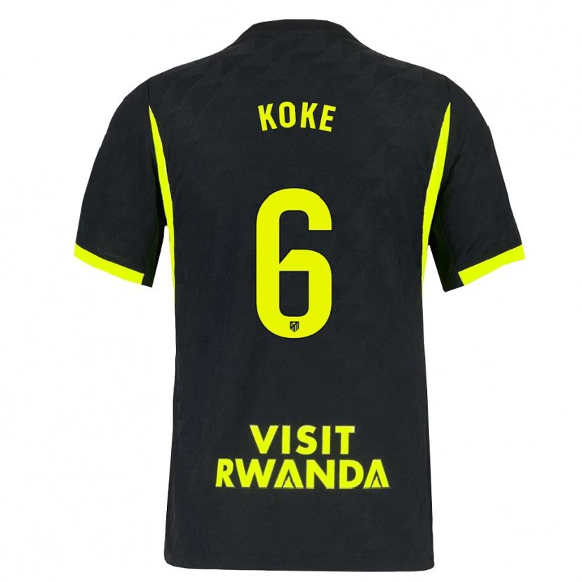 Danxen Kinder Koke #6 Hellgrün Schwarz Auswärtstrikot Trikot 2026/27 T-Shirt
