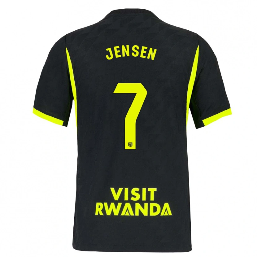 Danxen Kinder Synne Jensen #7 Hellgrün Schwarz Auswärtstrikot Trikot 2026/27 T-Shirt