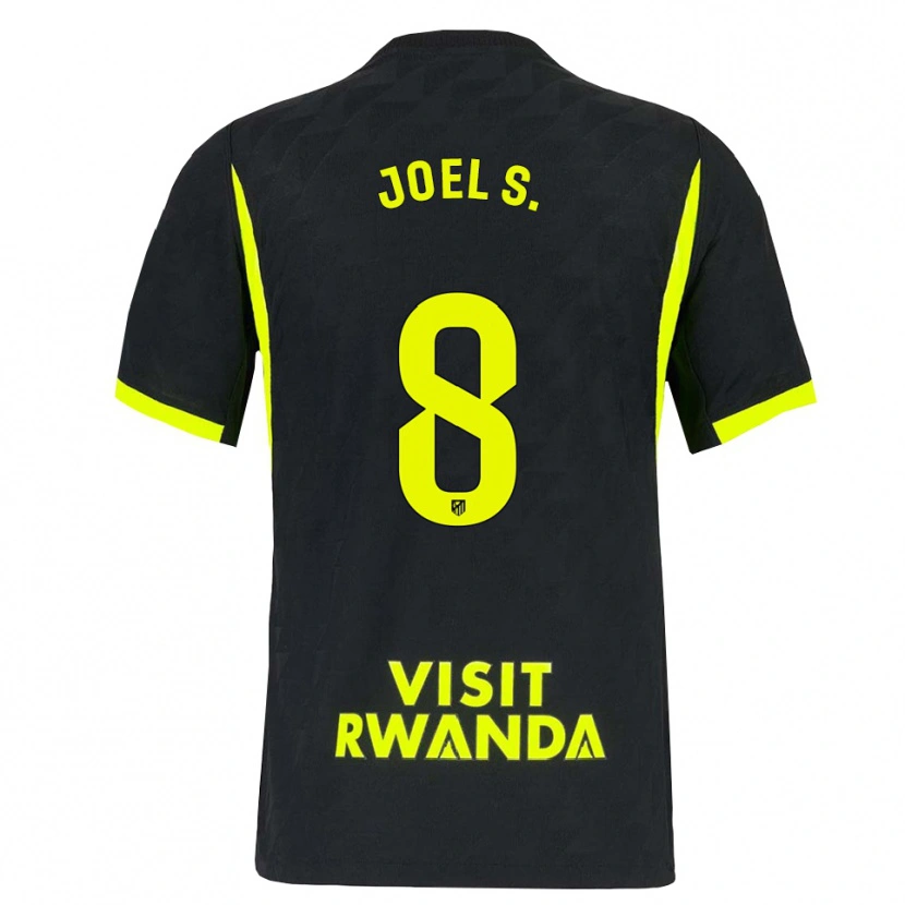Danxen Kinder Joel Sánchez #8 Hellgrün Schwarz Auswärtstrikot Trikot 2026/27 T-Shirt