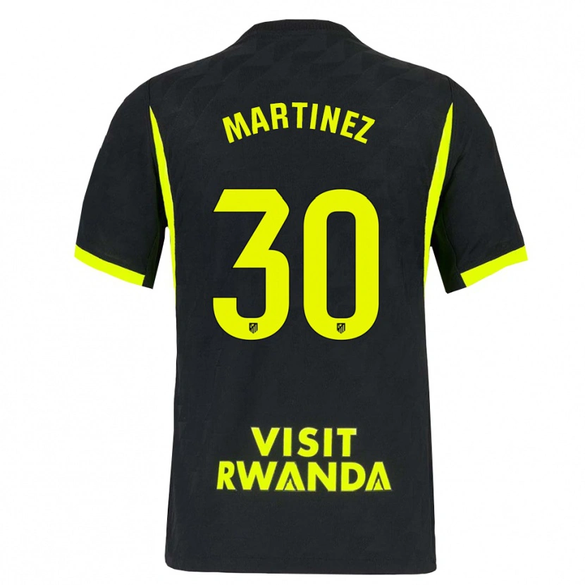 Danxen Kinder Daniel Martinez #30 Hellgrün Schwarz Auswärtstrikot Trikot 2026/27 T-Shirt