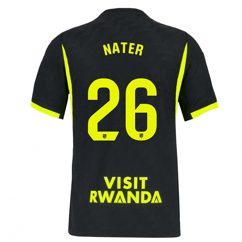 Danxen Kinder Silvano Nater #26 Hellgrün Schwarz Auswärtstrikot Trikot 2026/27 T-Shirt