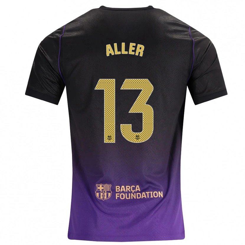 Danxen Kinder Eder Aller #13 Lila Gelb Schwarz Auswärtstrikot Trikot 2026/27 T-Shirt