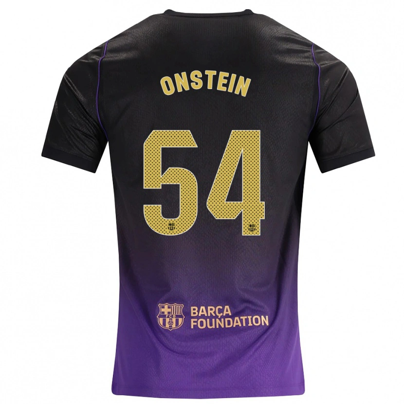 Danxen Kinder Juwensley Onstein #54 Lila Gelb Schwarz Auswärtstrikot Trikot 2026/27 T-Shirt