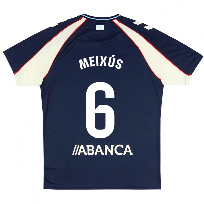 Danxen Kinder Pablo Meixús #6 Königsblau Rot Weiß Auswärtstrikot Trikot 2026/27 T-Shirt