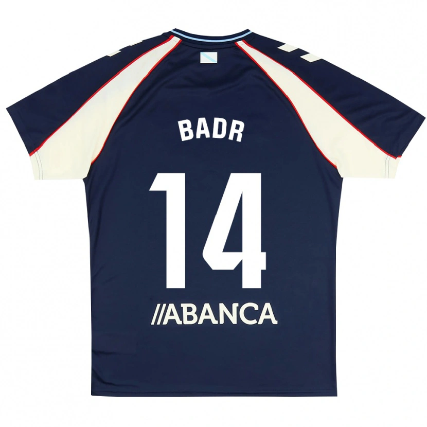 Danxen Kinder Mahmoud Badr #14 Königsblau Rot Weiß Auswärtstrikot Trikot 2026/27 T-Shirt
