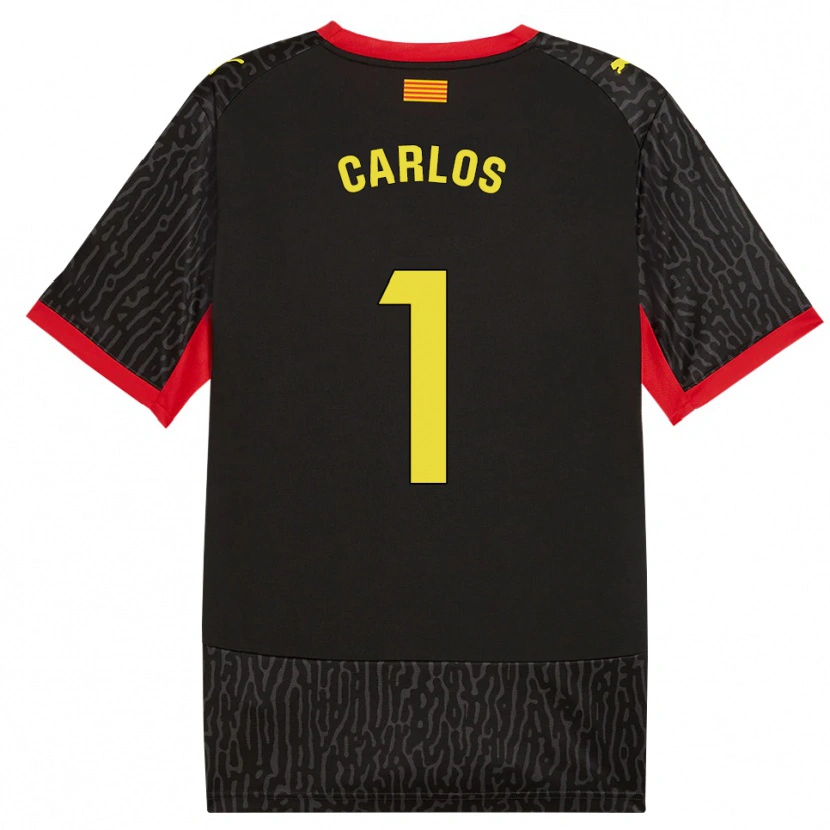 Danxen Kinder Juan Carlos #1 Schwarz Gelb Rot Auswärtstrikot Trikot 2026/27 T-Shirt