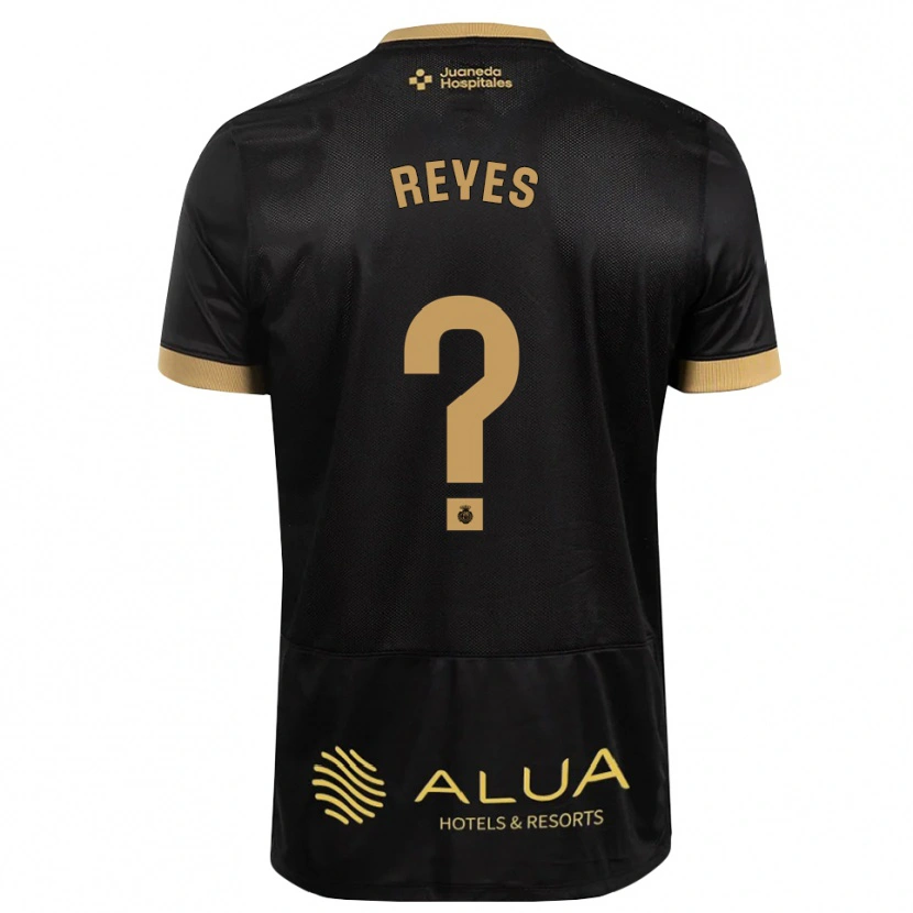 Danxen Kinder Borja Reyes #0 Schwarz Sandbraun Burly Wood Auswärtstrikot Trikot 2026/27 T-Shirt