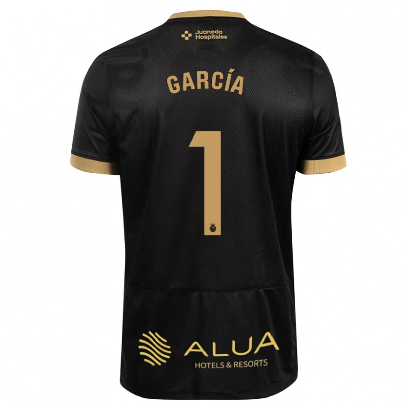 Danxen Kinder Pere García #1 Schwarz Sandbraun Burly Wood Auswärtstrikot Trikot 2026/27 T-Shirt