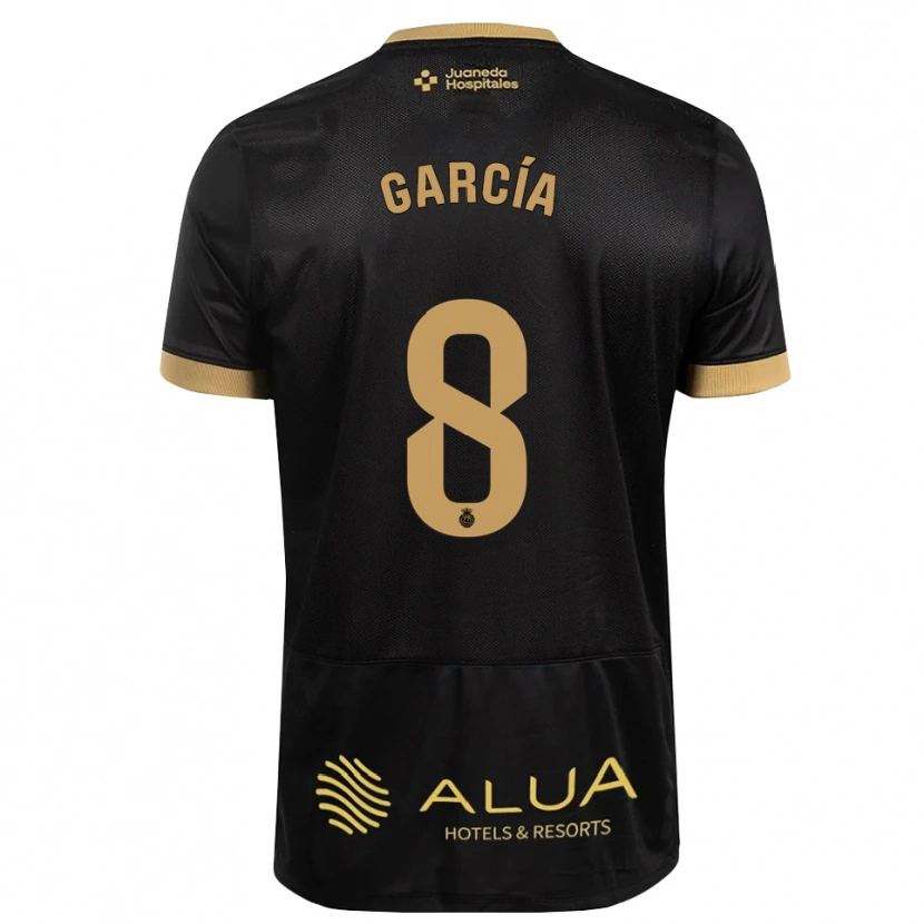 Danxen Kinder Jandro García #8 Schwarz Sandbraun Burly Wood Auswärtstrikot Trikot 2026/27 T-Shirt
