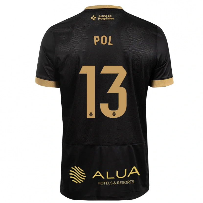 Danxen Kinder Joan Pol #13 Schwarz Sandbraun Burly Wood Auswärtstrikot Trikot 2026/27 T-Shirt