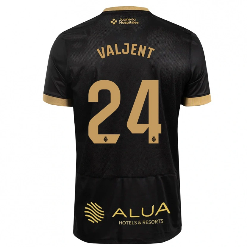 Danxen Kinder Martin Valjent #24 Schwarz Sandbraun Burly Wood Auswärtstrikot Trikot 2026/27 T-Shirt