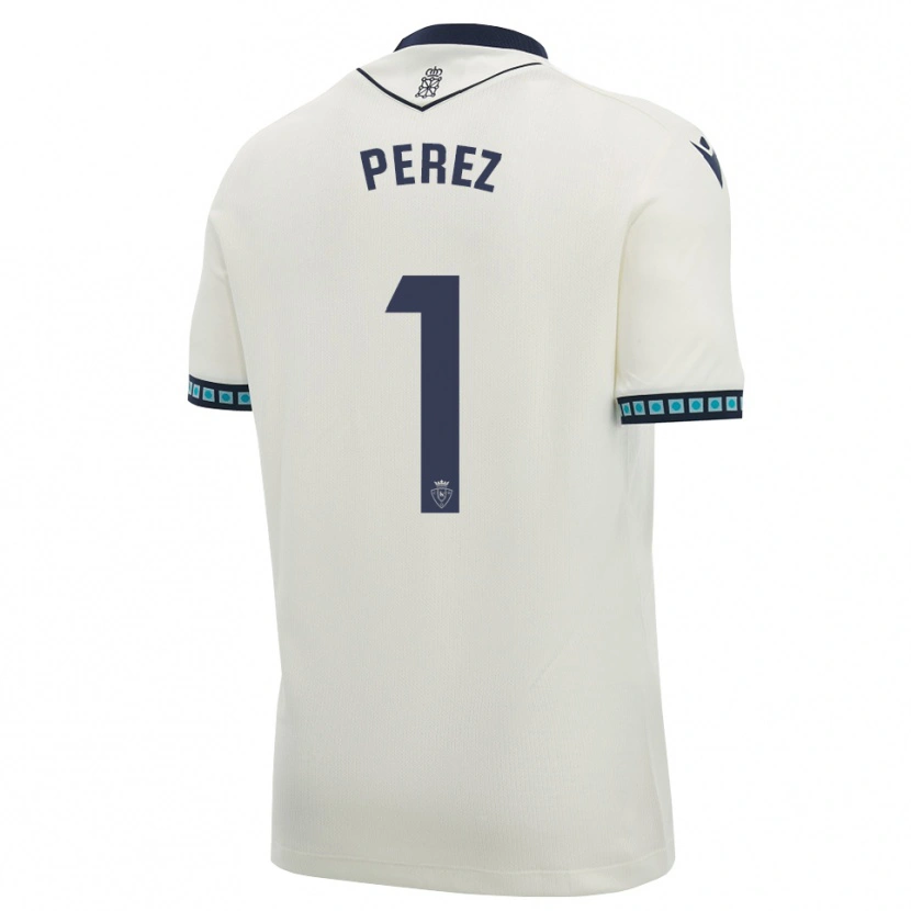 Danxen Kinder Silvia Pérez Fernández De Romarategui #1 Weiß Schwarz Hellblau Auswärtstrikot Trikot 2026/27 T-Shirt