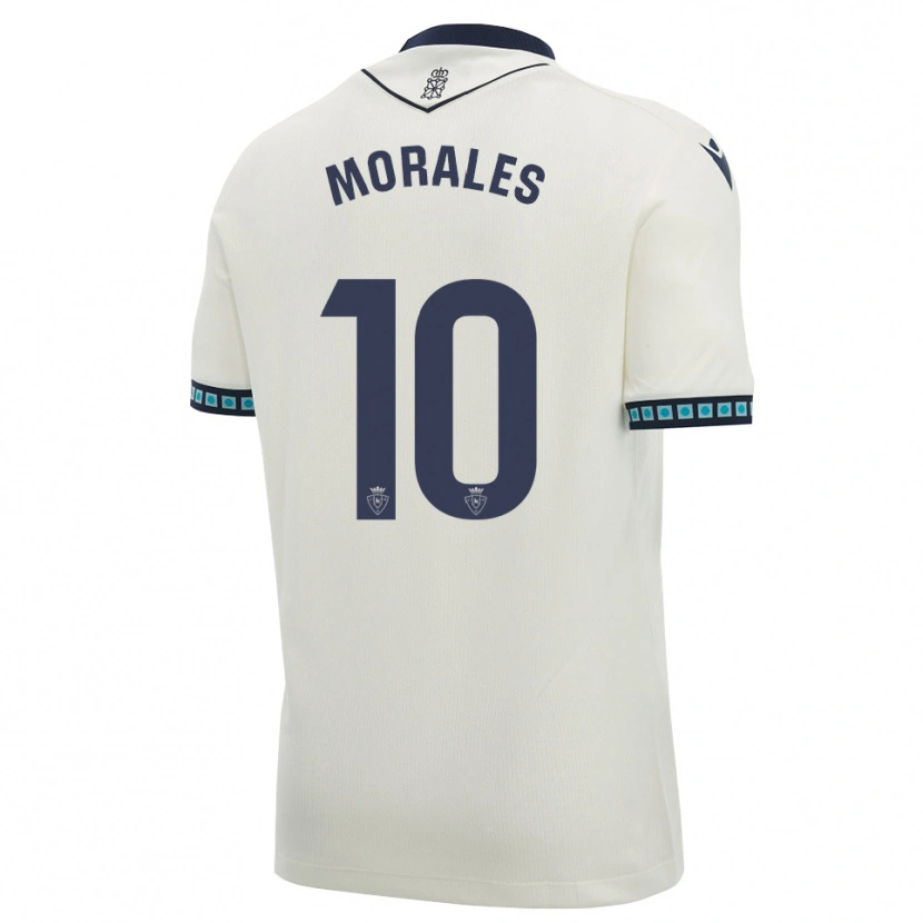 Danxen Kinder Anai Morales #10 Weiß Schwarz Hellblau Auswärtstrikot Trikot 2026/27 T-Shirt