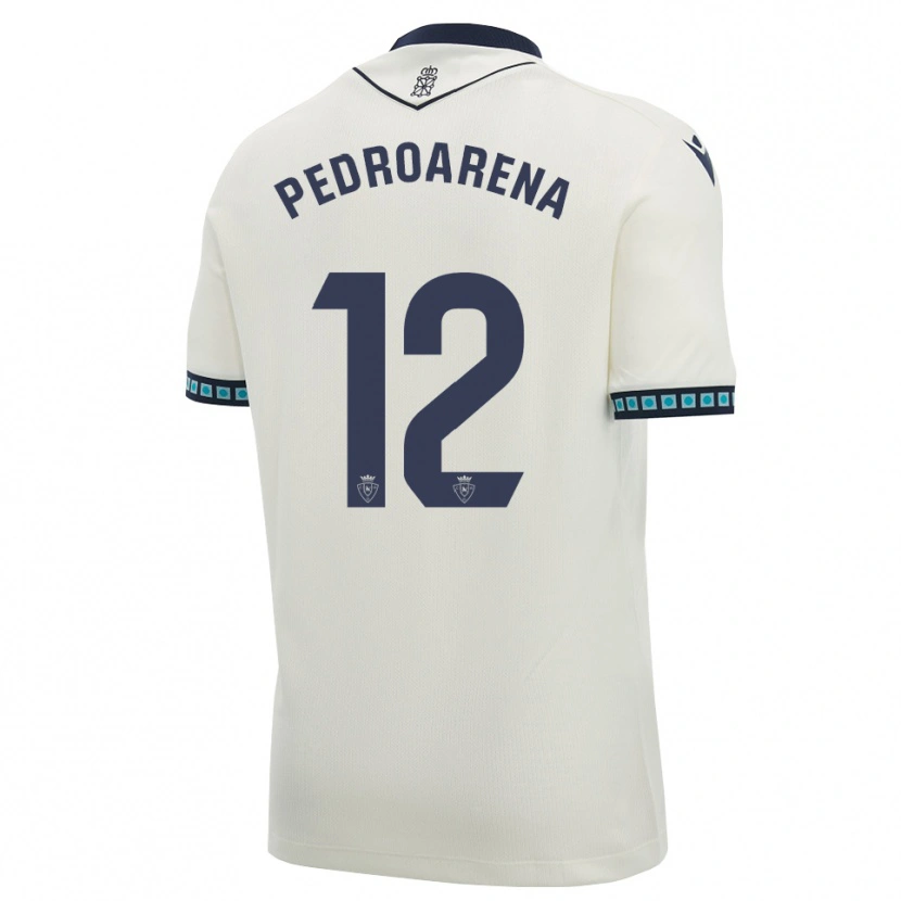Danxen Kinder Martin Pedroarena #12 Weiß Schwarz Hellblau Auswärtstrikot Trikot 2026/27 T-Shirt