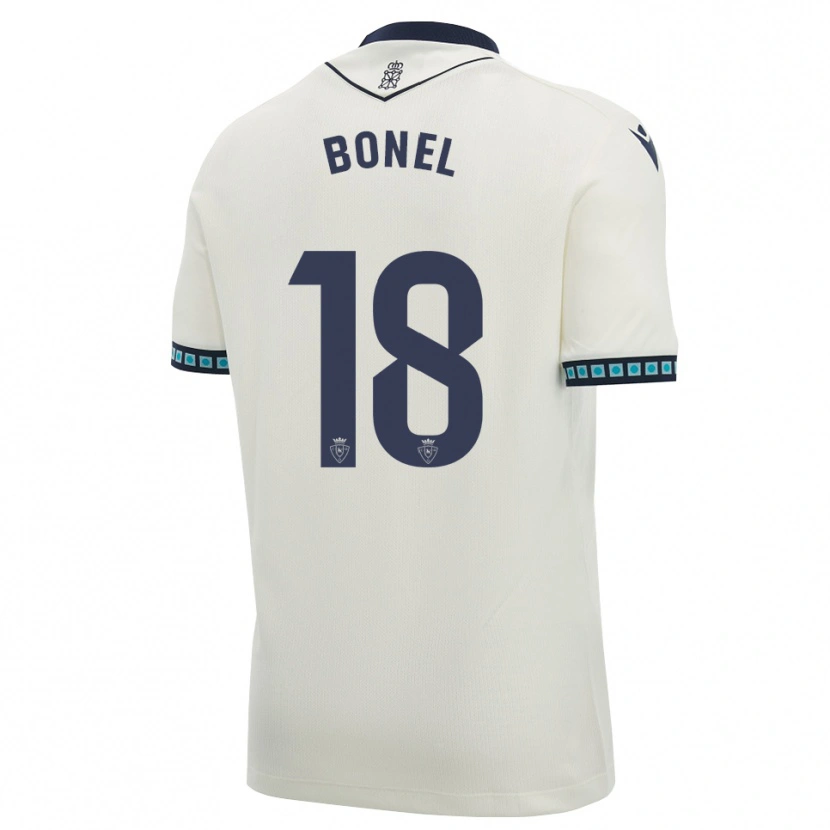 Danxen Kinder Aimar Bonel #18 Weiß Schwarz Hellblau Auswärtstrikot Trikot 2026/27 T-Shirt