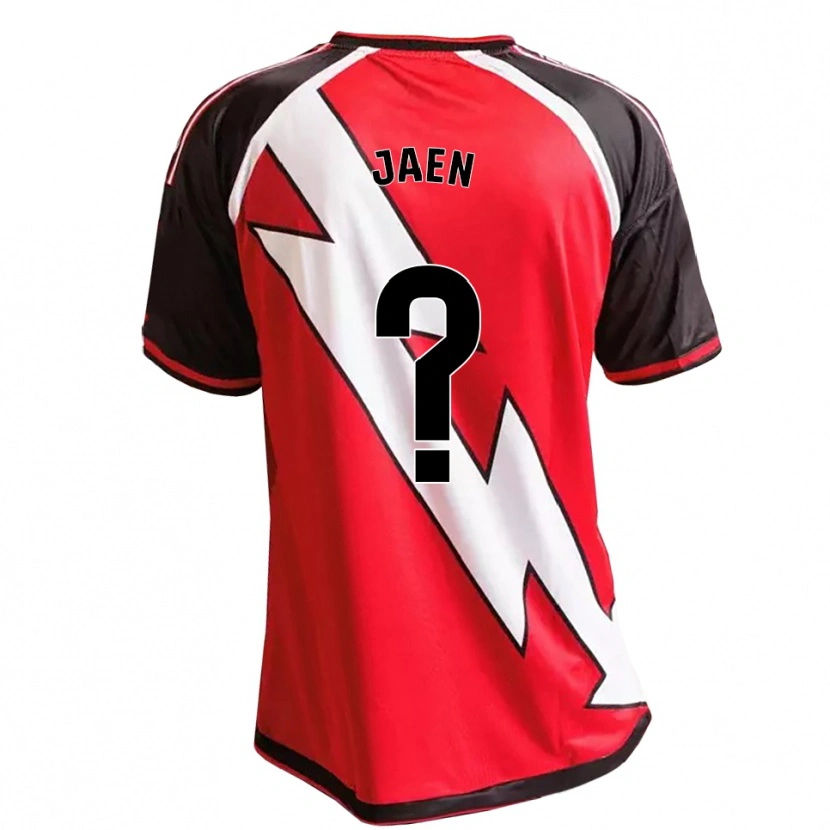 Danxen Kinder Carlos Jaén #0 Rot Schwarz Weiß Auswärtstrikot Trikot 2026/27 T-Shirt
