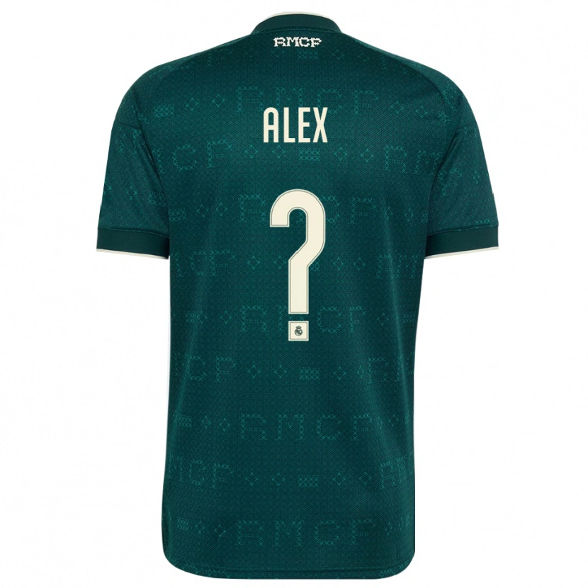 Danxen Kinder Alex Sanchez #0 Dunkelgrauweiß Auswärtstrikot Trikot 2026/27 T-Shirt