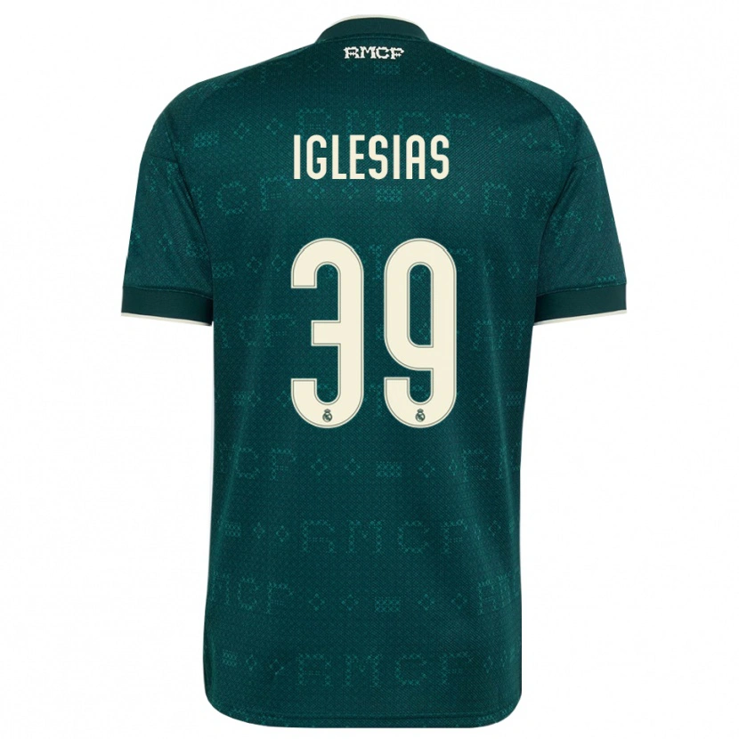 Danxen Kinder Bruno Iglesias #39 Dunkelgrauweiß Auswärtstrikot Trikot 2026/27 T-Shirt