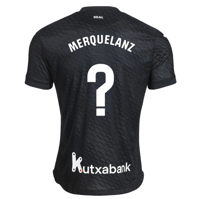 Danxen Kinder Martin Merquelanz #0 Schwarz Weiß Auswärtstrikot Trikot 2026/27 T-Shirt