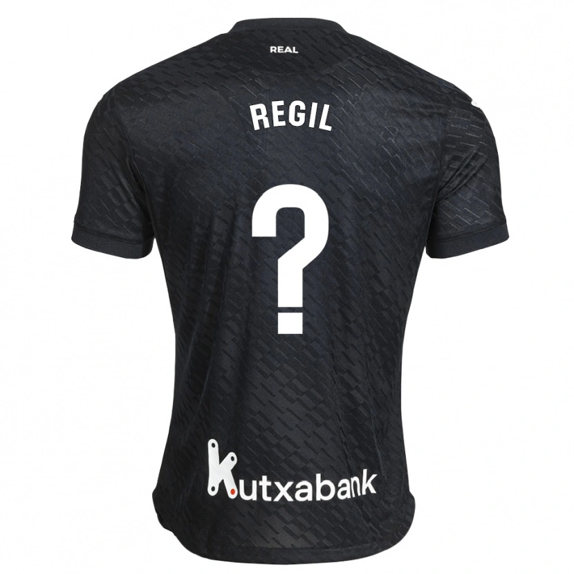 Danxen Kinder Markel Regil #0 Schwarz Weiß Auswärtstrikot Trikot 2026/27 T-Shirt