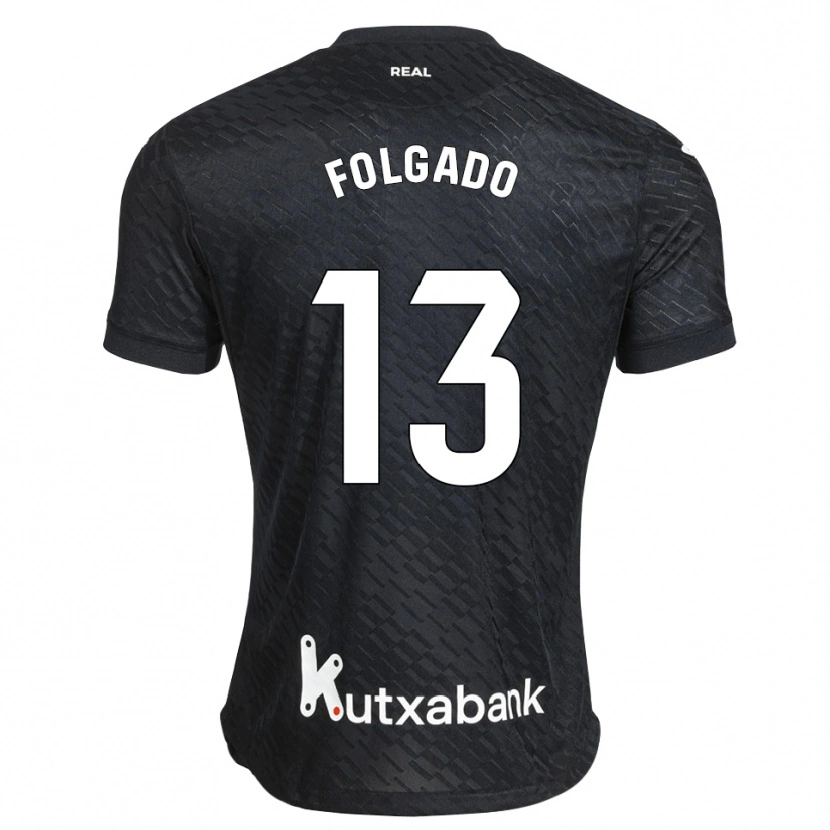 Danxen Kinder Theo Folgado #13 Schwarz Weiß Auswärtstrikot Trikot 2026/27 T-Shirt