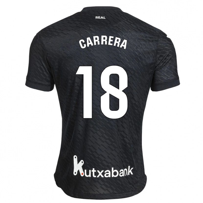 Danxen Kinder Gorka Carrera #18 Schwarz Weiß Auswärtstrikot Trikot 2026/27 T-Shirt