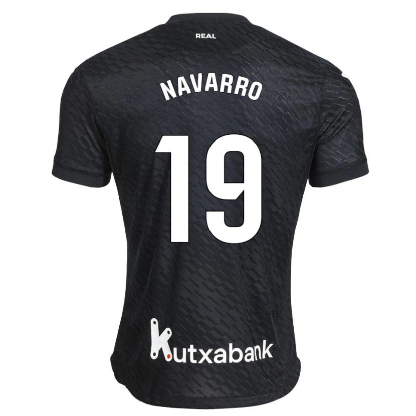Danxen Kinder Lorena Navarro #19 Schwarz Weiß Auswärtstrikot Trikot 2026/27 T-Shirt