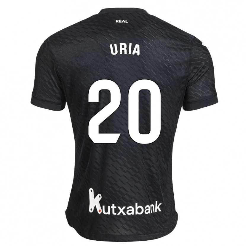 Danxen Kinder Mirari Uria #20 Schwarz Weiß Auswärtstrikot Trikot 2026/27 T-Shirt