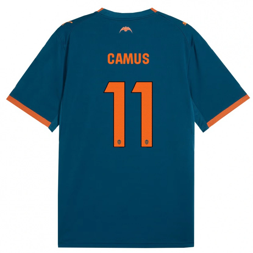 Danxen Kinder Marco Camus #11 Stahlblau Orange Auswärtstrikot Trikot 2026/27 T-Shirt