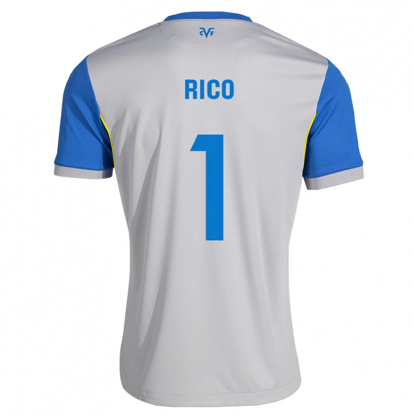 Danxen Kinder Leo Rico #1 Dodgerblau Grau Auswärtstrikot Trikot 2026/27 T-Shirt