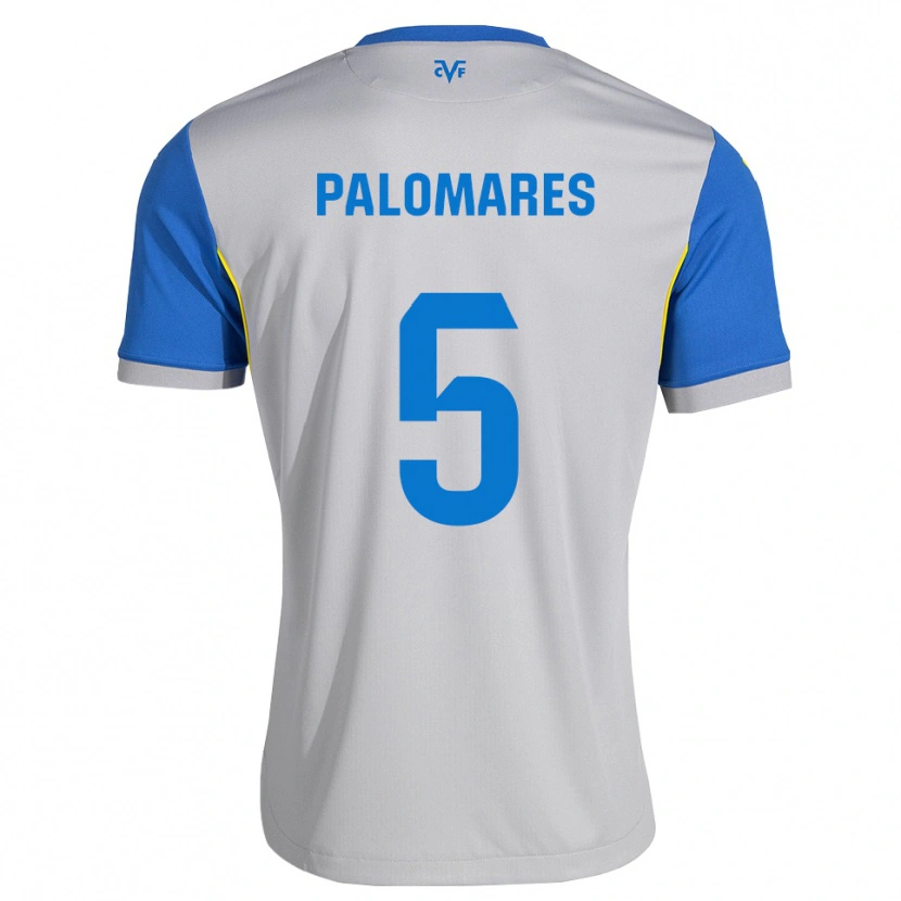Danxen Kinder Alejandro Palomares #5 Dodgerblau Grau Auswärtstrikot Trikot 2026/27 T-Shirt