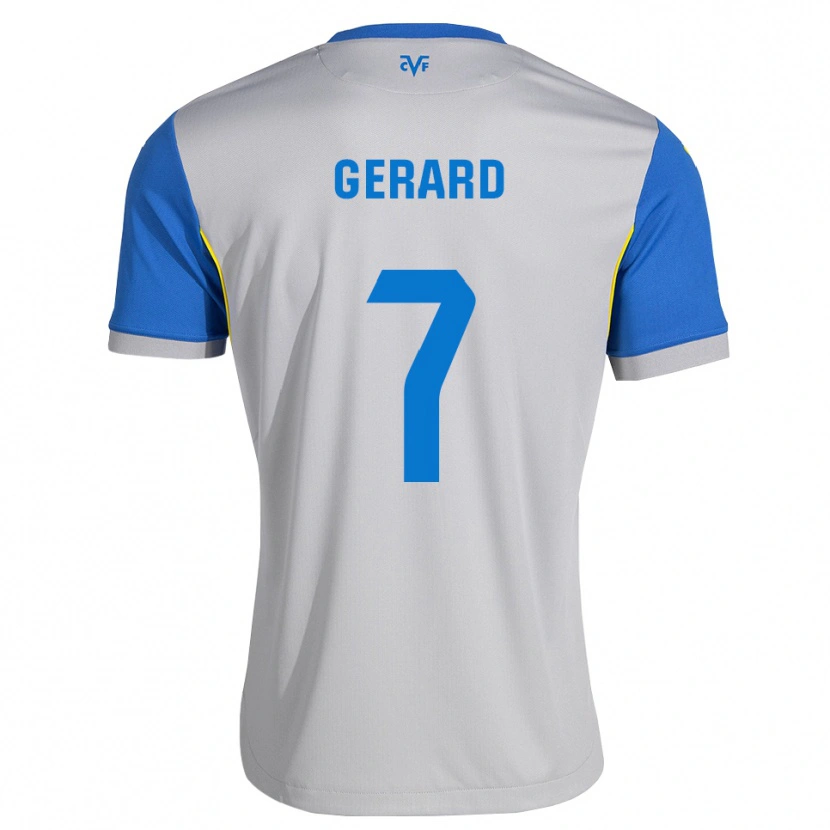 Danxen Kinder Gerard Moreno #7 Dodgerblau Grau Auswärtstrikot Trikot 2026/27 T-Shirt