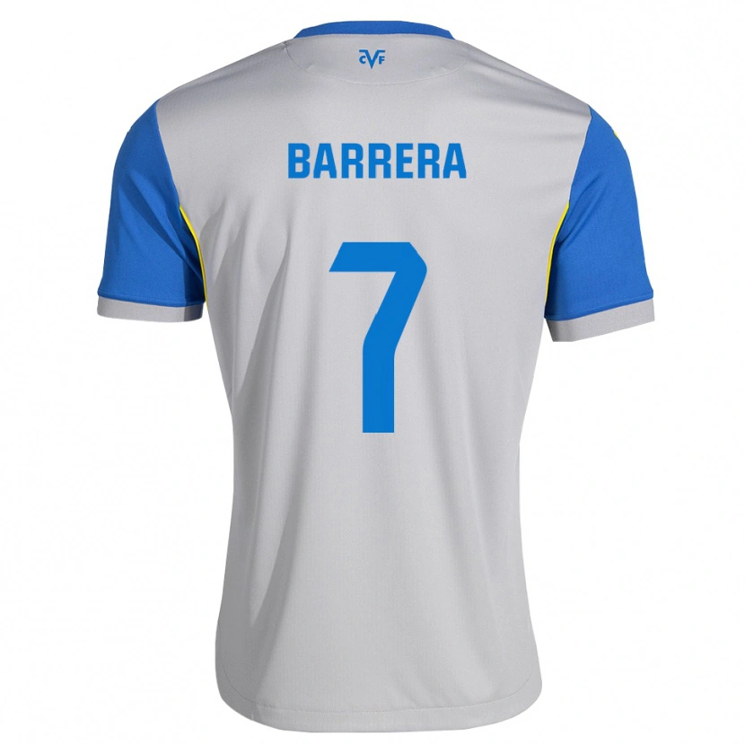 Danxen Kinder Sergio Barrera #7 Dodgerblau Grau Auswärtstrikot Trikot 2026/27 T-Shirt