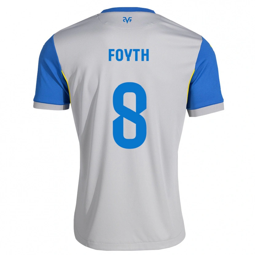 Danxen Kinder Juan Foyth #8 Dodgerblau Grau Auswärtstrikot Trikot 2026/27 T-Shirt
