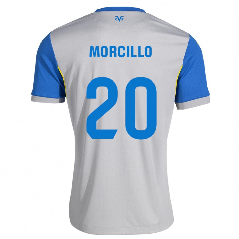 Danxen Kinder Raquel Morcillo #20 Dodgerblau Grau Auswärtstrikot Trikot 2026/27 T-Shirt