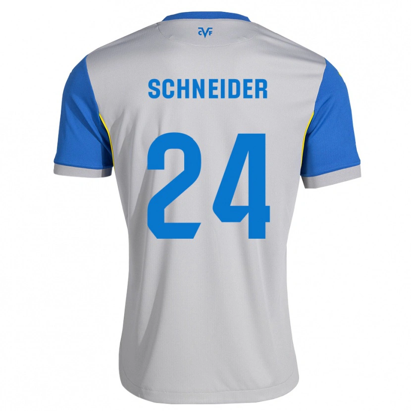 Danxen Kinder Ben Schneider #24 Dodgerblau Grau Auswärtstrikot Trikot 2026/27 T-Shirt