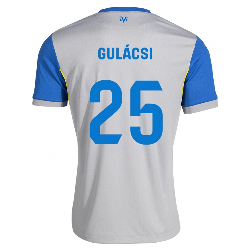 Danxen Kinder Péter Gulácsi #25 Dodgerblau Grau Auswärtstrikot Trikot 2026/27 T-Shirt