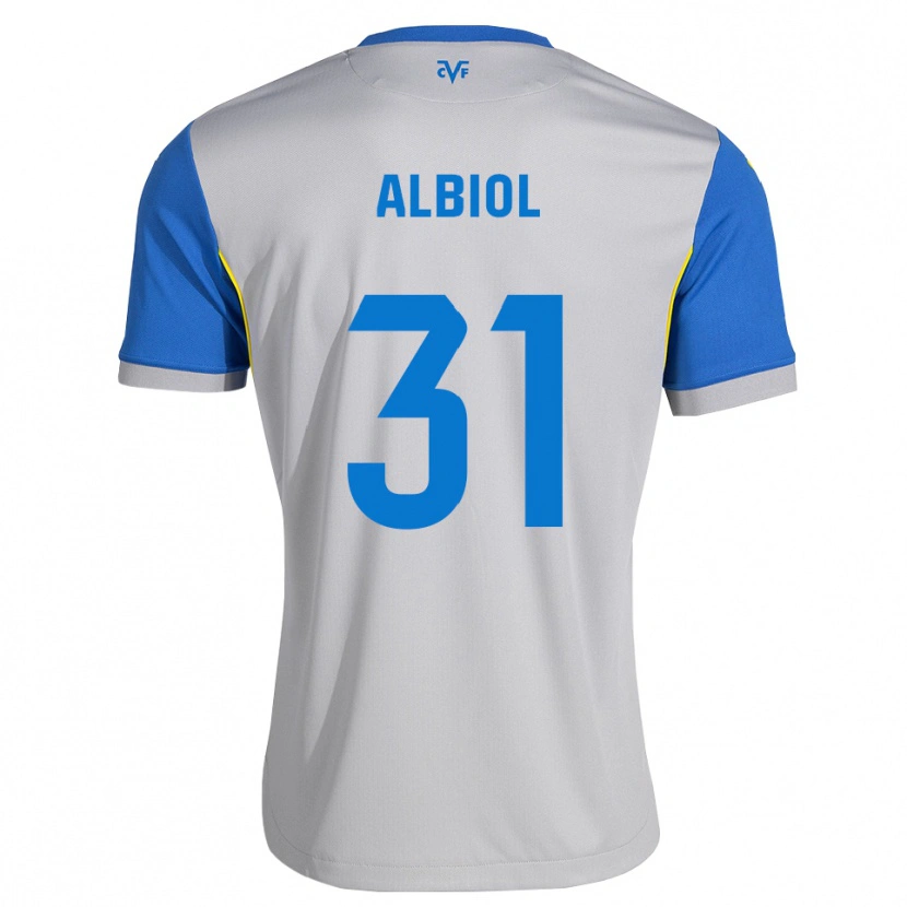 Danxen Kinder Thiago Albiol #31 Dodgerblau Grau Auswärtstrikot Trikot 2026/27 T-Shirt