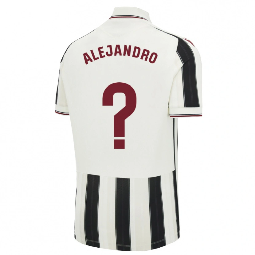 Danxen Kinder Alejandro Hernández #0 Schwarz Weiß Rot Auswärtstrikot Trikot 2026/27 T-Shirt