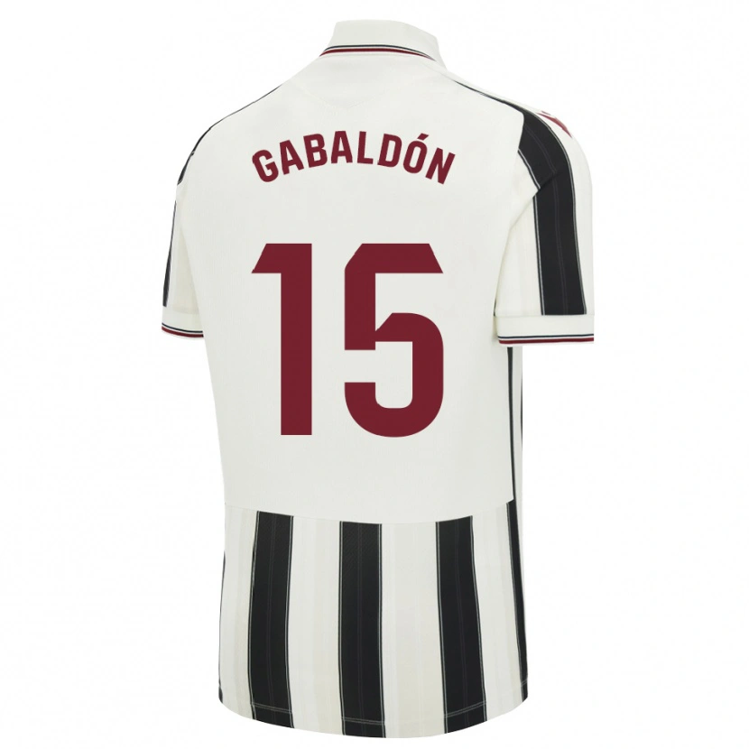 Danxen Kinder María Gabaldón #15 Schwarz Weiß Rot Auswärtstrikot Trikot 2026/27 T-Shirt