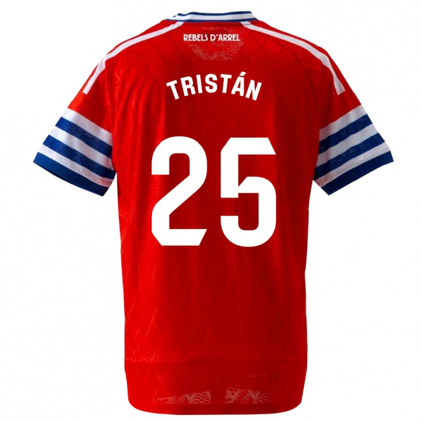Danxen Kinder Pol Tristán #25 Königsblau Rot Auswärtstrikot Trikot 2026/27 T-Shirt