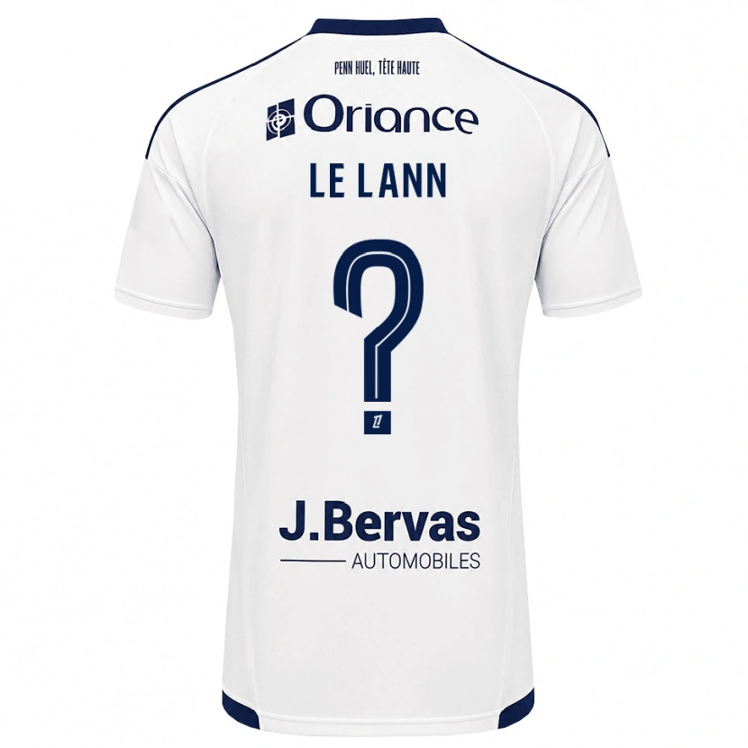Danxen Kinder Lauraleen Le Lann #0 Marineweiß Auswärtstrikot Trikot 2026/27 T-Shirt