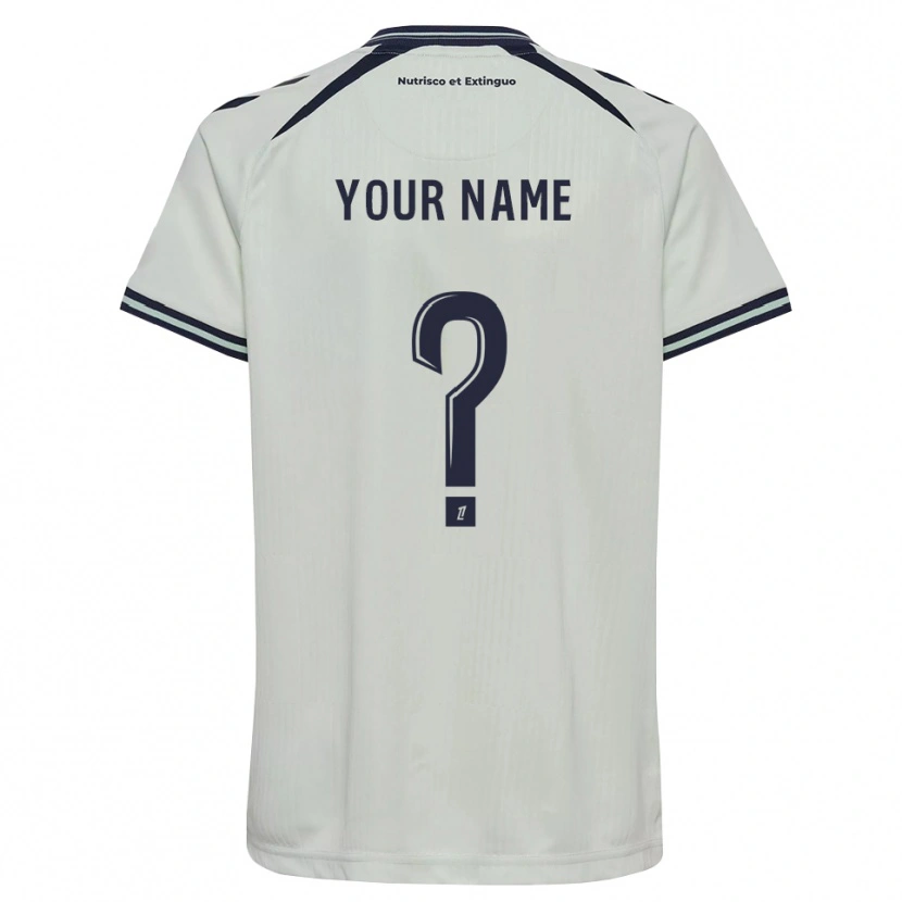 Danxen Kinder Ihren Namen #0 Mitternachtsblau Weiß Auswärtstrikot Trikot 2026/27 T-Shirt