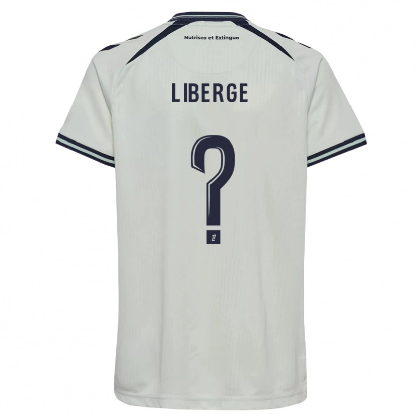 Danxen Kinder Aïssatou Liberge #0 Mitternachtsblau Weiß Auswärtstrikot Trikot 2026/27 T-Shirt