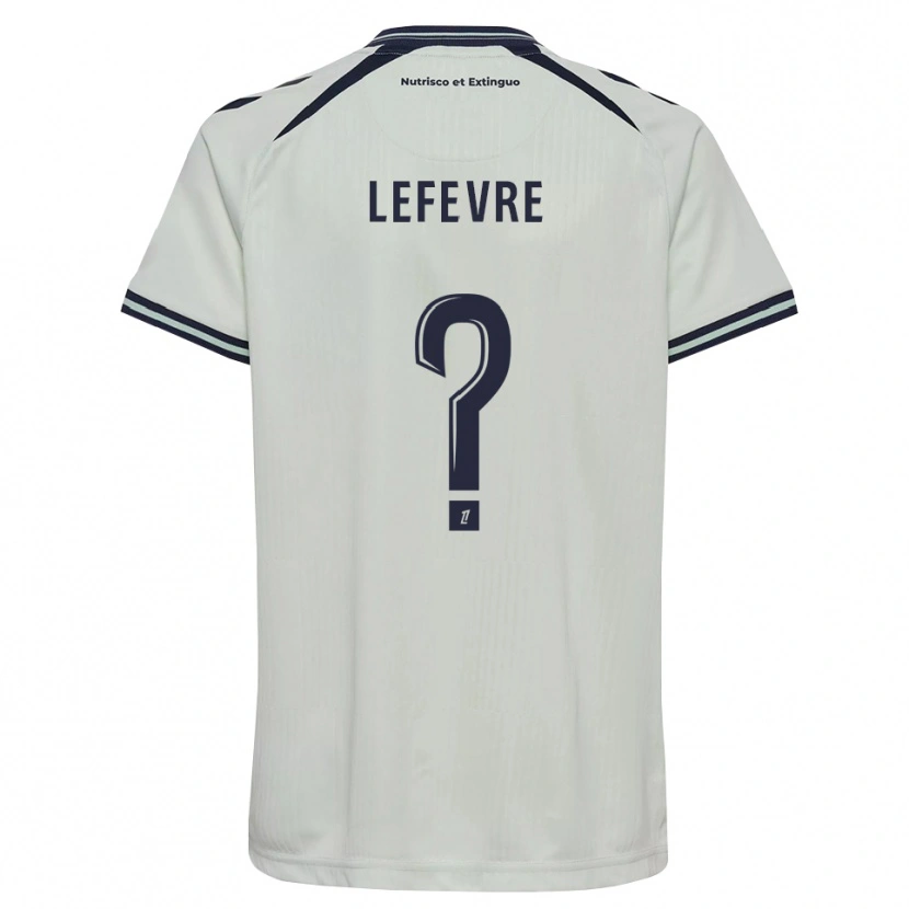 Danxen Kinder Emmy Lefevre #0 Mitternachtsblau Weiß Auswärtstrikot Trikot 2026/27 T-Shirt