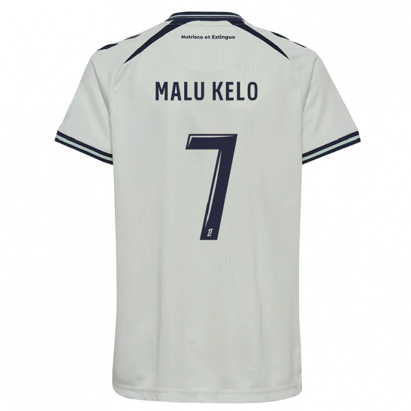 Danxen Kinder Yohann Malu Kelo #7 Mitternachtsblau Weiß Auswärtstrikot Trikot 2026/27 T-Shirt