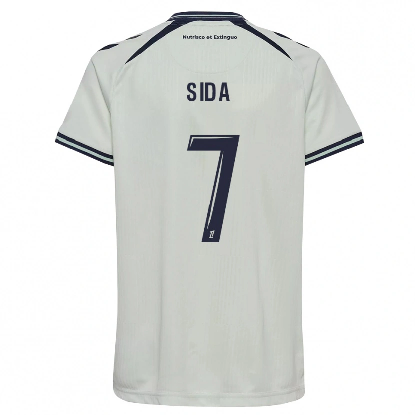 Danxen Kinder Benoît Sida #7 Mitternachtsblau Weiß Auswärtstrikot Trikot 2026/27 T-Shirt