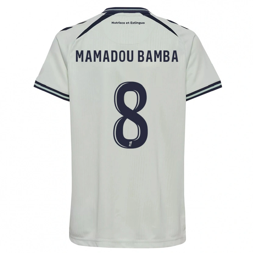 Danxen Kinder Ben Mamadou Bamba #8 Mitternachtsblau Weiß Auswärtstrikot Trikot 2026/27 T-Shirt