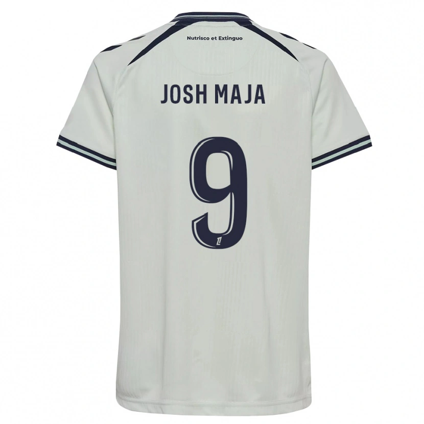Danxen Kinder Josh Maja #9 Mitternachtsblau Weiß Auswärtstrikot Trikot 2026/27 T-Shirt