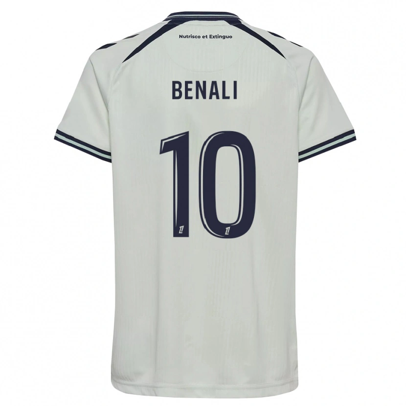 Danxen Kinder Adam Benali #10 Mitternachtsblau Weiß Auswärtstrikot Trikot 2026/27 T-Shirt